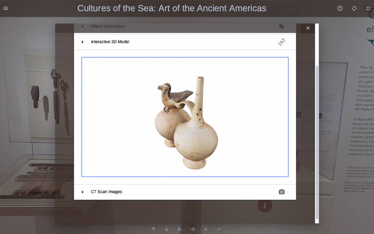 An online 3-D model of ancient pottery.