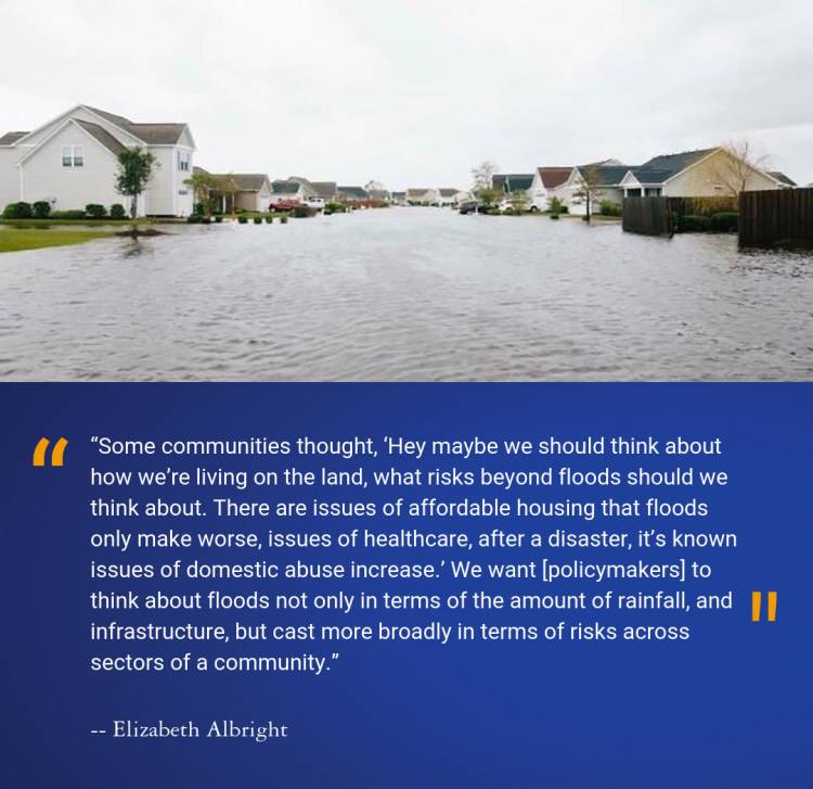 Elizabeth Albright quote on recovering from Florence