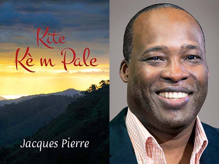 Kite Kè M Pale cover with poet Jacque Pierre