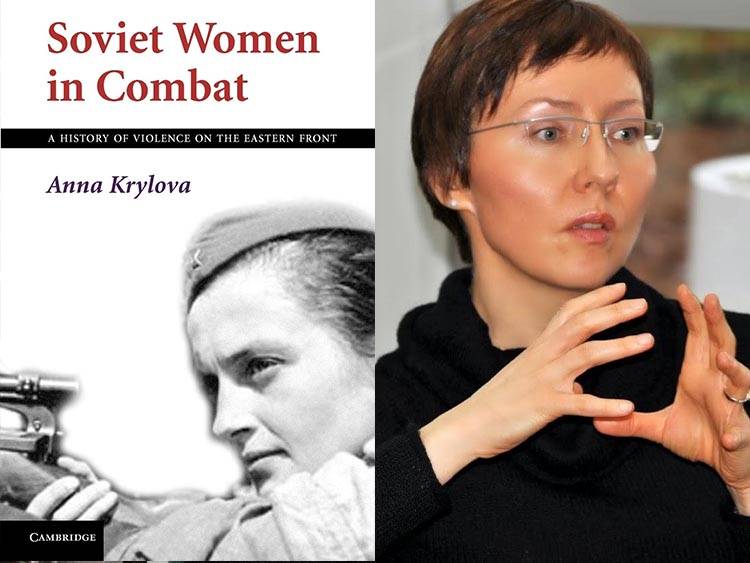 Women in Combat book cover with author Anna Krylova