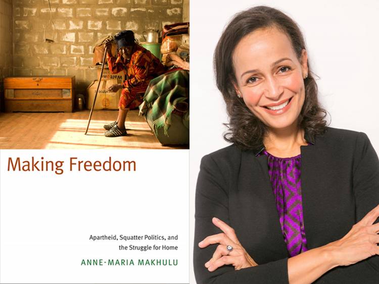 Making Freedom book cover with author Anne-Maria Makhulu