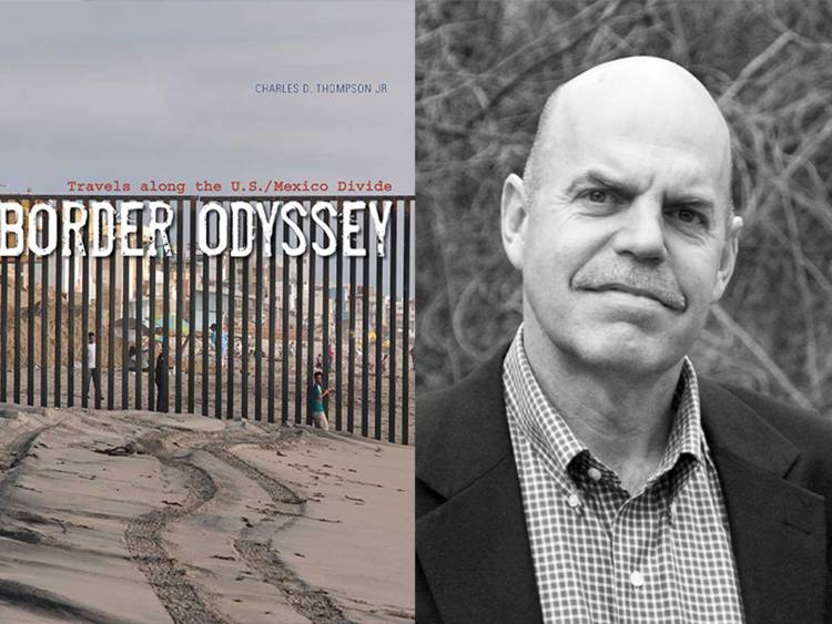 Border Odyssey book cover with author Charles Thompson