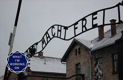 The infamous Nazi death camp sign 