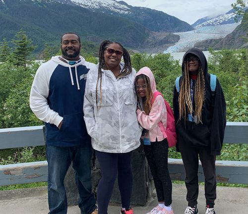 A family in Alaska