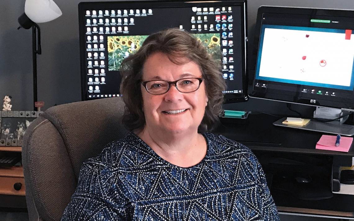 Duke Cancer Institute’s Carol Winters keeps her tech skills sharp with the help of LinkedIn Learning. Photo courtesy of Carol Winters.
