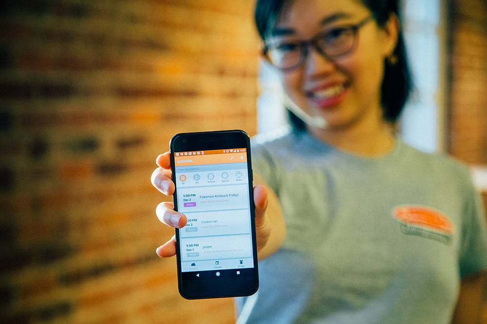 Judy Zhu believes the Walla app could help change the campus social climate. Photo by Pilar Timpane/Duke Innovation & Entrepreneurship
