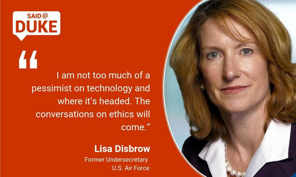 Said@Duke: Lisa Disbrow on New Technology in War