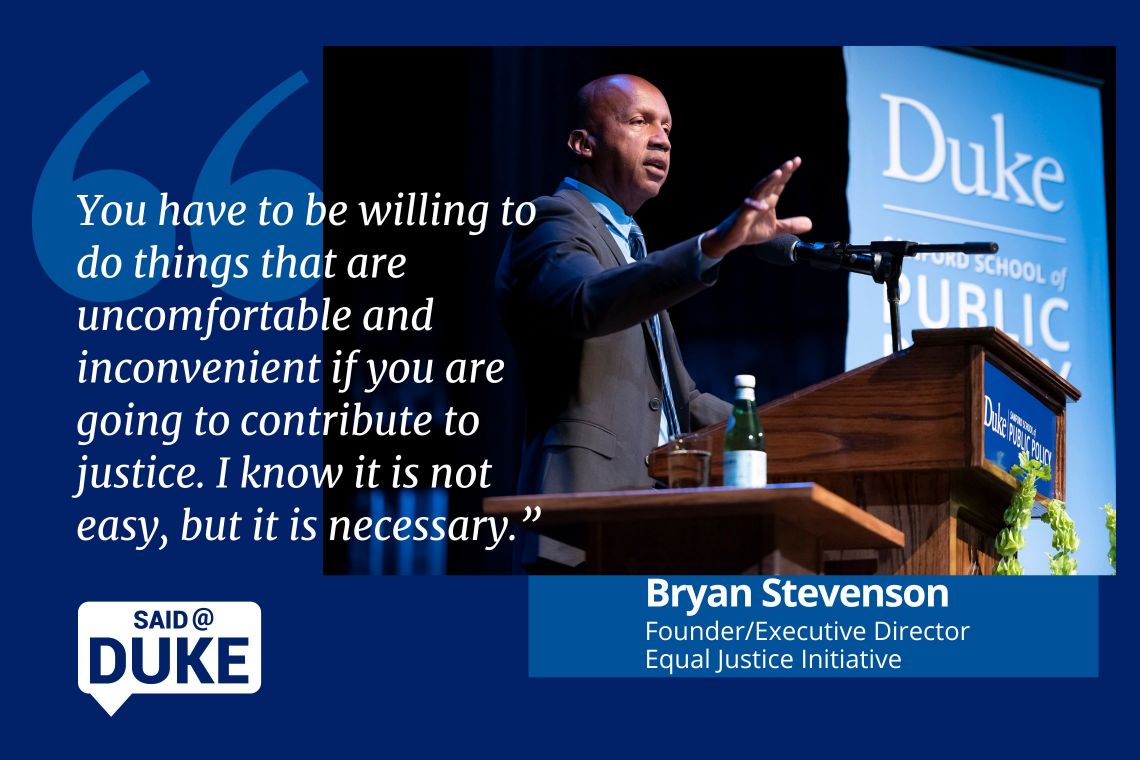 aid@Duke: Bryan Stevenson -- Equal Justice Initiative