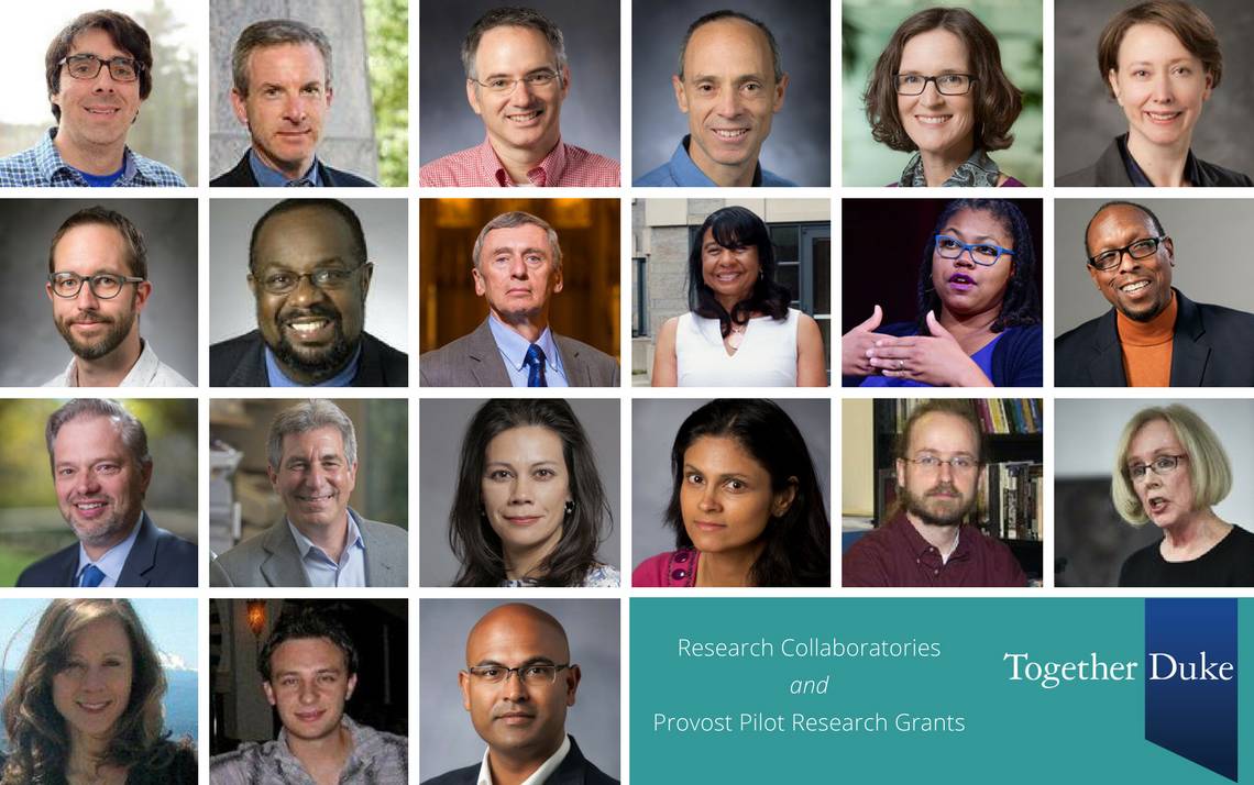 A new provost grant program brings together faculty in different disciplines working in areas prioritized in the university strategic plan.