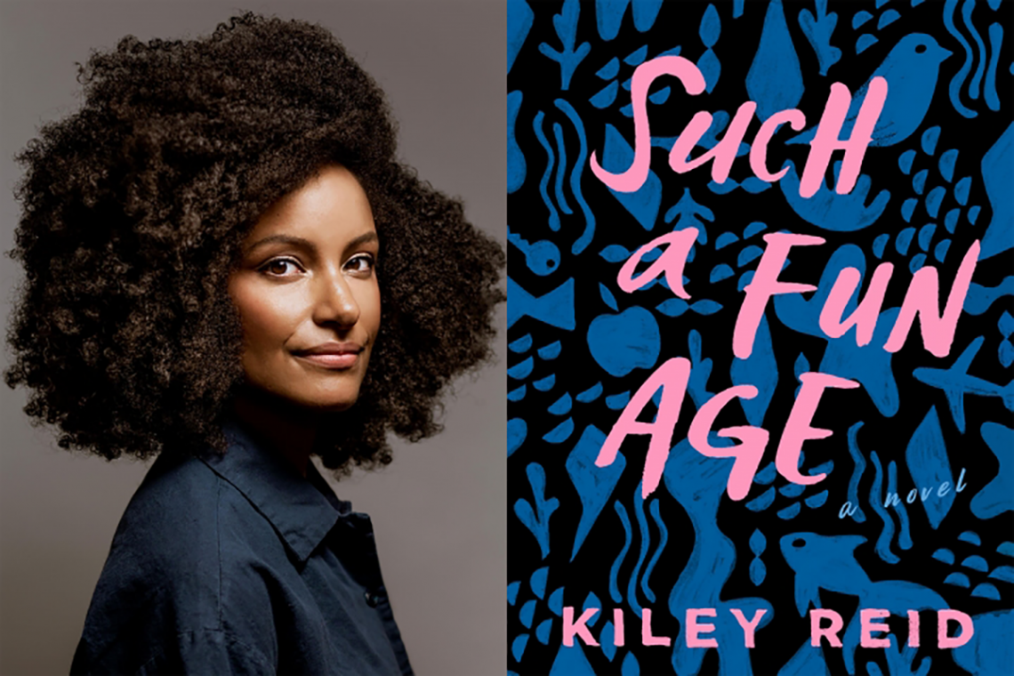 Kiley Reid and book cover of Such a Fun Age