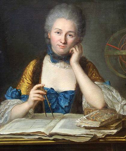Emilie du Chatelet, a French philosopher whose legacy is being reexamined by Project Vox.