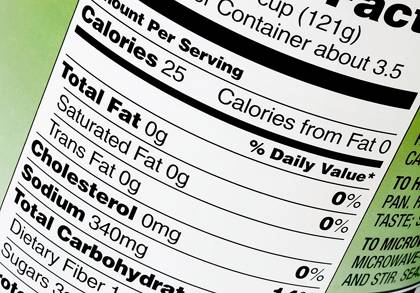 Reading nutrition labels is an important step in keeping cholesterol under control.