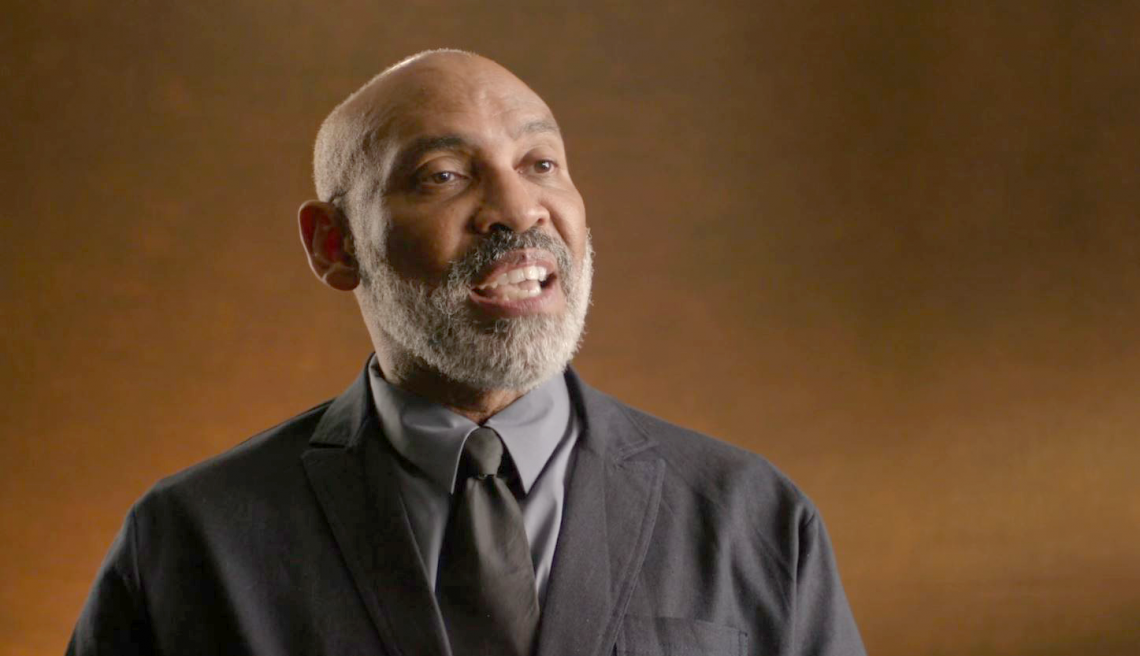 Richard Powell, in a scene from the HBO documentary “Black Art: In the Absence of Light.” 