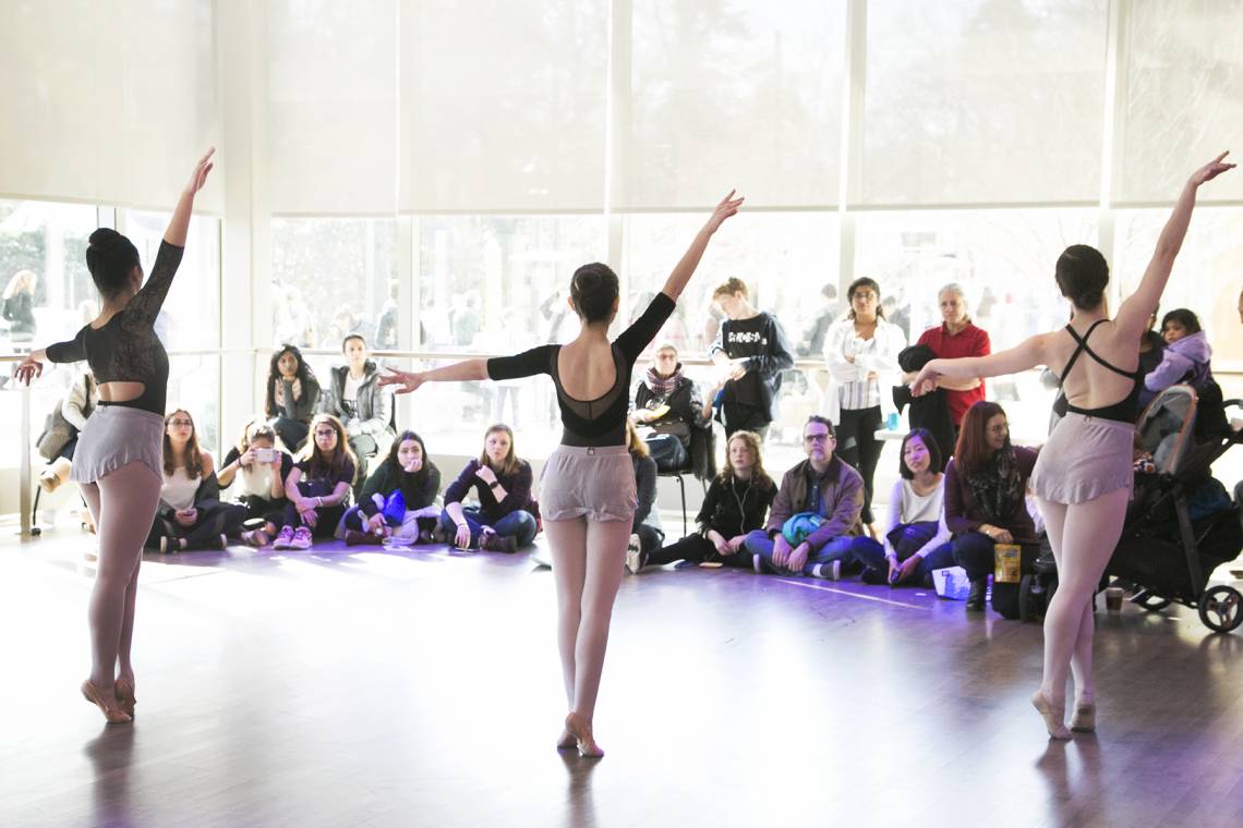  student dance group showcases one of the performance spaces at the Ruby.