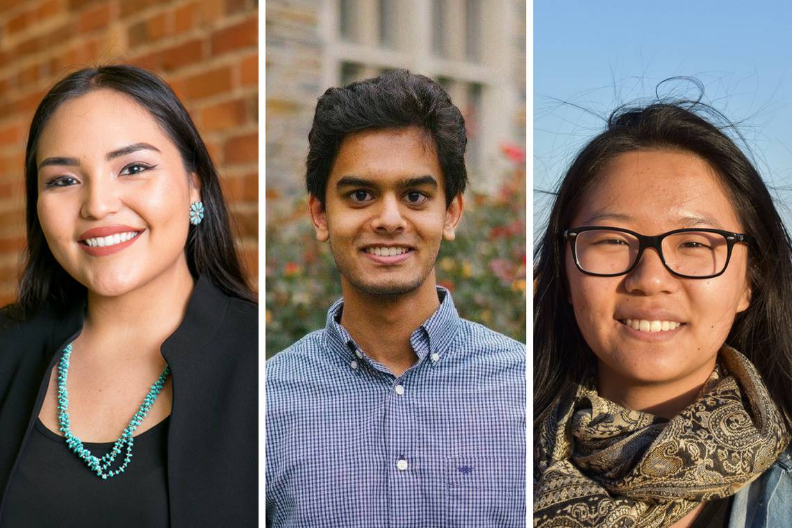 2018 Udall Scholars: Shandiin Herrera, Shomik Verma and Claire Wang