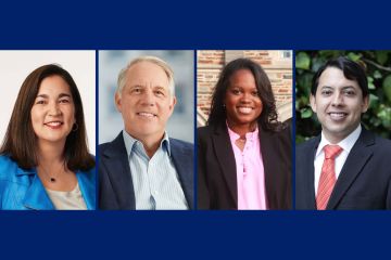 New Duke trustees: Karen M. King, James (Jim) C. Zelter, Kacia A. Anderson and Edgar Virgüez