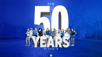 image for 50 years of women's varsity athletics