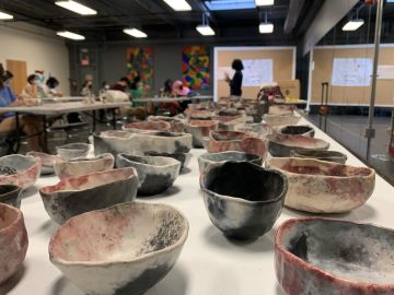 Alison Kysia’s DukeCreate 99 Clay Vessels Pottery Workshop at the Duke Arts Annex, taken by Dallas Clemons