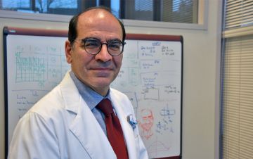 Dr. Ehsan Samei has explored new ways to use medical imaging to improve the lives of patients. Photo by Stephen Schramm.