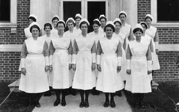 In 1931, the first class of Duke University School of Nursing students started a legacy of excellence  and innovation that continues today. Photo courtesy of Duke University Medical Center Archives.
