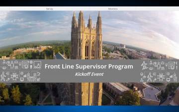 The Front Line Supervisor Program's newest cohort began in October, offering the chance for new supervisors to development their business and interpersonal skills. 