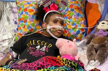Jaynzra Rice in recovery from her pediatric heart transplant