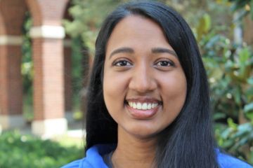 Meghana Giri, a college adviser at Knightdale High School for Duke University College Advising Corps (CAC),