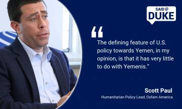 Scott Paul: The defining feature of US policy in Yemen is that it has nothing to do with Yemenis.