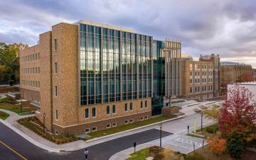 The Wilkinson Building is the newest addition to Duke's campus. Photo courtesy of University Communications.