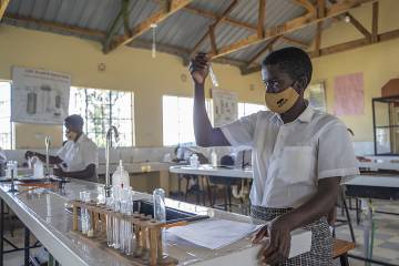 As classrooms reopen, one North Carolina-based nonprofit is helping Kenyan girls stay on track amidst the pandemic. Photo by Mwarv Kirubi, 2020