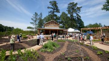 The Charlotte Brody Discovery Garden, dedicated this month, will instruct visitors about healthy eating and ecological practices. Photo by Jared Lazarus / Duke Photography