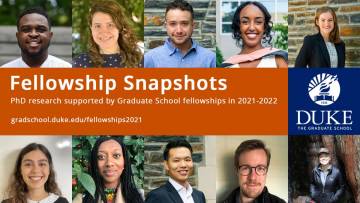 montage of graduate students receiving research fellowships